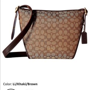 Signature Coach bag adjustable shoulder/cross body strap